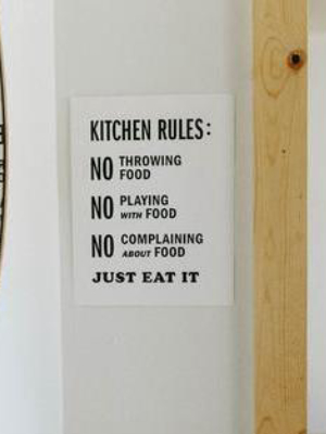 Kitchen Rules Print