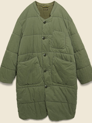 Ripstop Quilted Samu Coat - Khaki