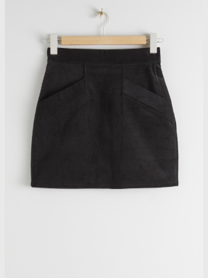 Organic Cotton Blend Mini Skirt