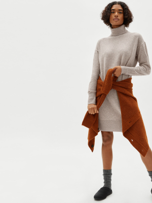 The Cashmere Turtleneck Dress