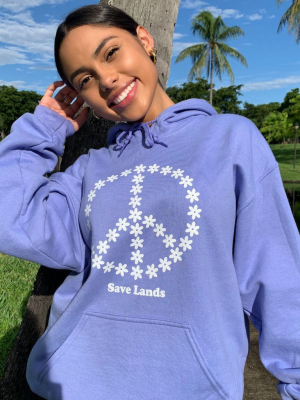 Flower Peace Sign Hoodie