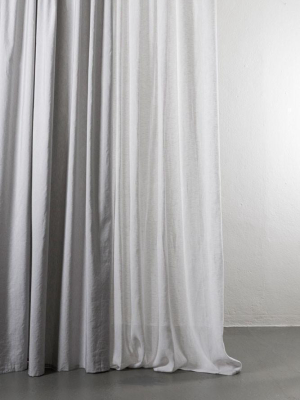 Azura Stone Cotton & Linen Curtains 300cm / 118” Extra Wide