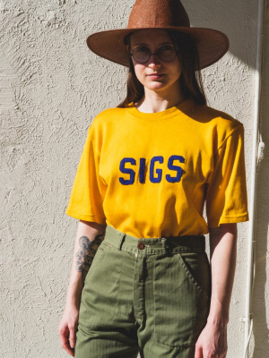 Vintage Gold Sports Tee