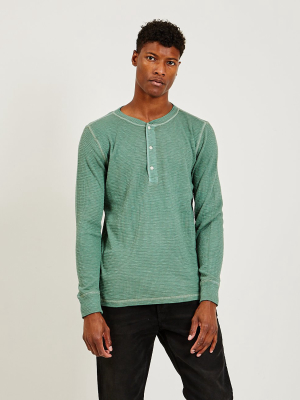 Waffle-knit-spring Green