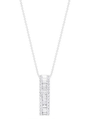 Effy Classique 14k White Gold Diamond Pendant, 0.58 Tcw