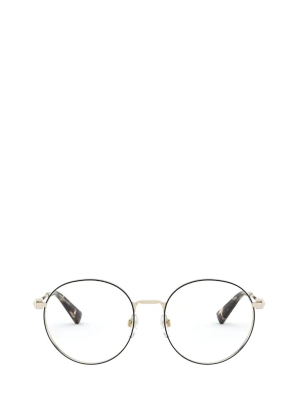 Valentino Eyewear Round Frame Glasses