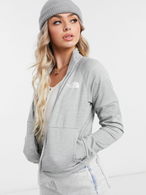 The North Face Active Trail Full-zip Fleece In Gray