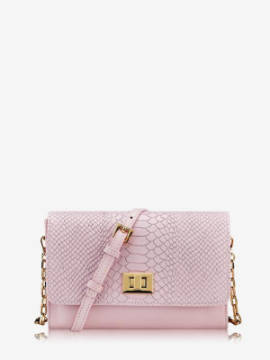 Gigi New York Pink Catherine Crossbody Bag