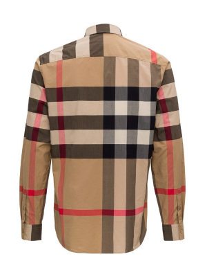 Burberry Checked Print Shirt