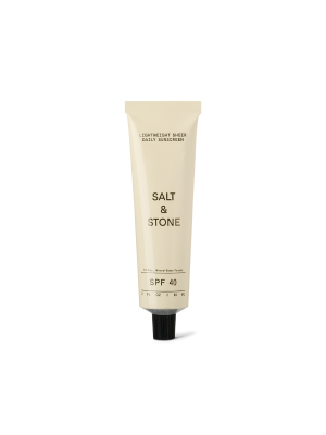 Salt & Stone Lightweight Sheer Daily Sunscreen Spf 40