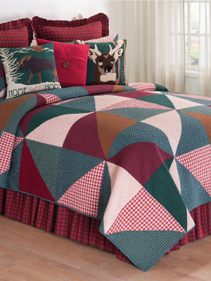 C&f Home Shady Pines Rustic Lodge Cotton Quilt Set