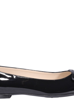 Tod's Logo Plaque Ballerinas