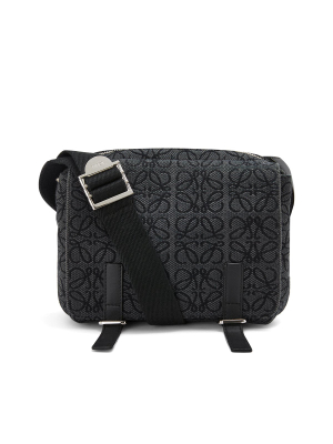 Loewe Military Xs Anagram Jacquard Messenger Bag