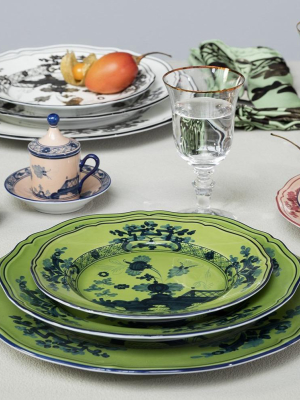 Oriente Italiano Dinner Plate, Malachite