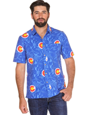 The Guy From Colorado | Blue Colorado Flag Hawaiian Shirt
