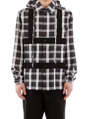 Craig Green Checked Harness Hooded Shirt