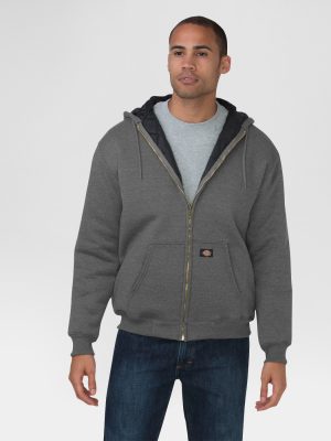 Dickies Men's Big & Tall Heavyweight Quilted Fleece Hoodie