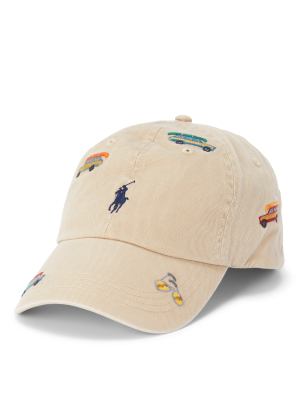 Embroidered Chino Cap