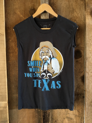 Smile When You Say Texas Tour Muscle Blk/color