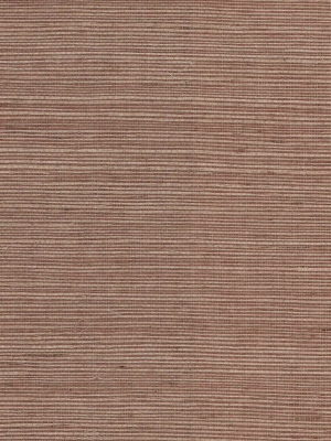 Sisal Grasscloth Wallpaper In Smokey Mauve From The Luxe Retreat Collection By Seabrook Wallcoverings