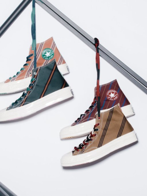 Converse Chuck 70 Hi 'varsity' - Tan/burgundy/black/white