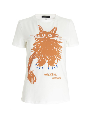 Weekend Max Mara Rana Graphic Printed T-shirt