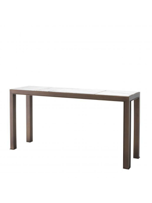 Eichholtz Tardieu Console Table - Bronze & White