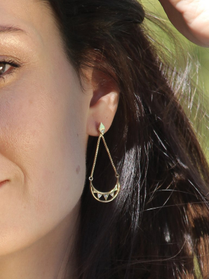 Crescent Moon Earrings