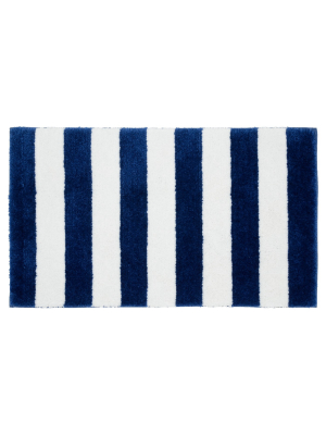 21"x34" Beach Stripe Bath Rug - Garland