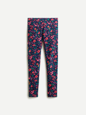 Girls' Everyday Leggings In Holiday Floral