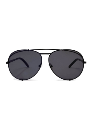 Koko - Matte Black + Grey Sunglasses