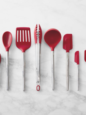 Williams Sonoma Stainless-steel Silicone Utensils, Set Of 8