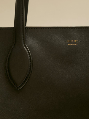 The Medium Osa Tote In Black Leather