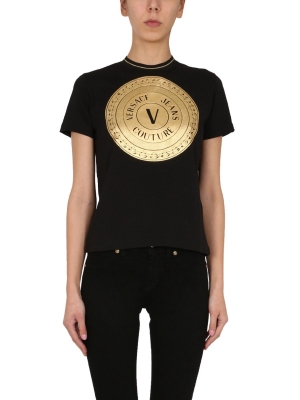 Versace Jeans Couture Logo Motif T-shirt