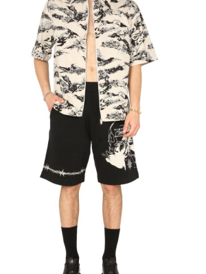 Givenchy Gothic Printed Shorts