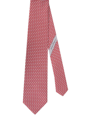 Salvatore Ferragamo Terrier Printed Tie