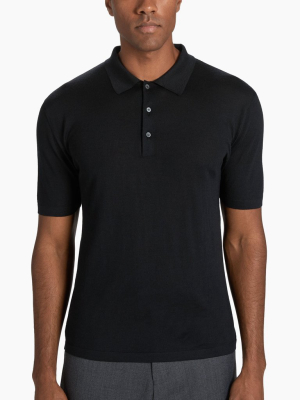 Loreto Wool Cashmere Blend Polo