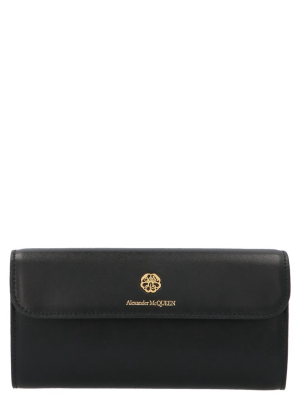 Alexander Mcqueen Logo Monogram Clutch Bag