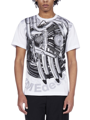 Comme Des Garçons Homme Plus All-over Logo Print T-shirt