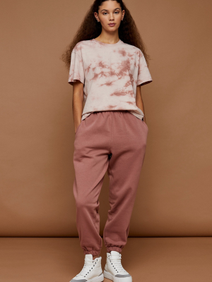 Undertone Rose Pink Plain Sweatpants