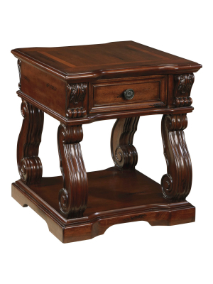 Alymere End Table Rustic Brown - Signature Design By Ashley