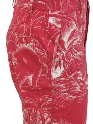 Redvalentino Jungle Toile Print Pants