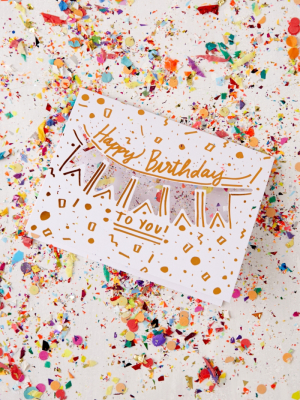 Thimblepress Confetti Birthday Card