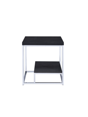 Modern Lucia End Table Cappuccino - Steve Silver