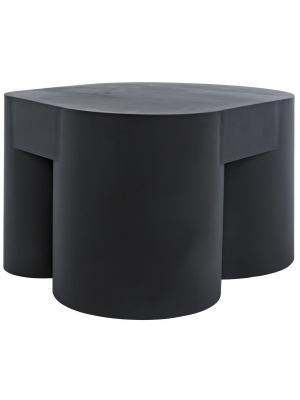 Noir Bain Black Metal Coffee Table