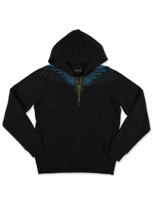 Marcelo Burlon County Of Milan Kids Wings Printed Hoodie