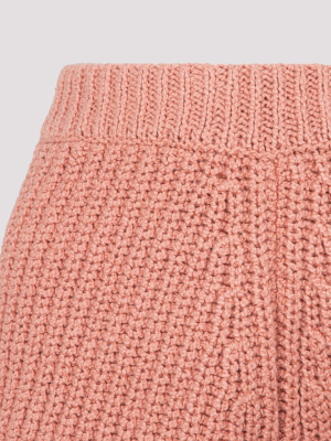 Alanui Chunky-knit Shorts