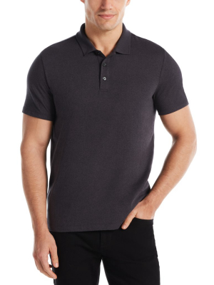 Slim Fit Heathered Polo