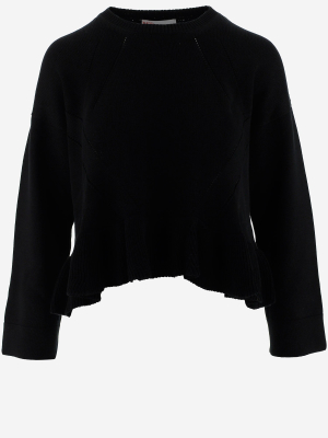 Redvalentino Ruffle-hem Sweater