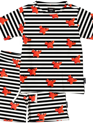 Clay Crab T-shirt & Shorts Set